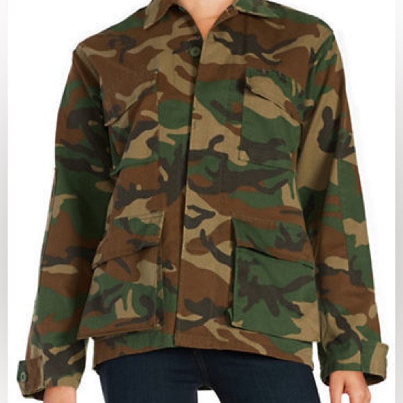 Vintage Twin (I Woke Up Like This) Camo Jacket